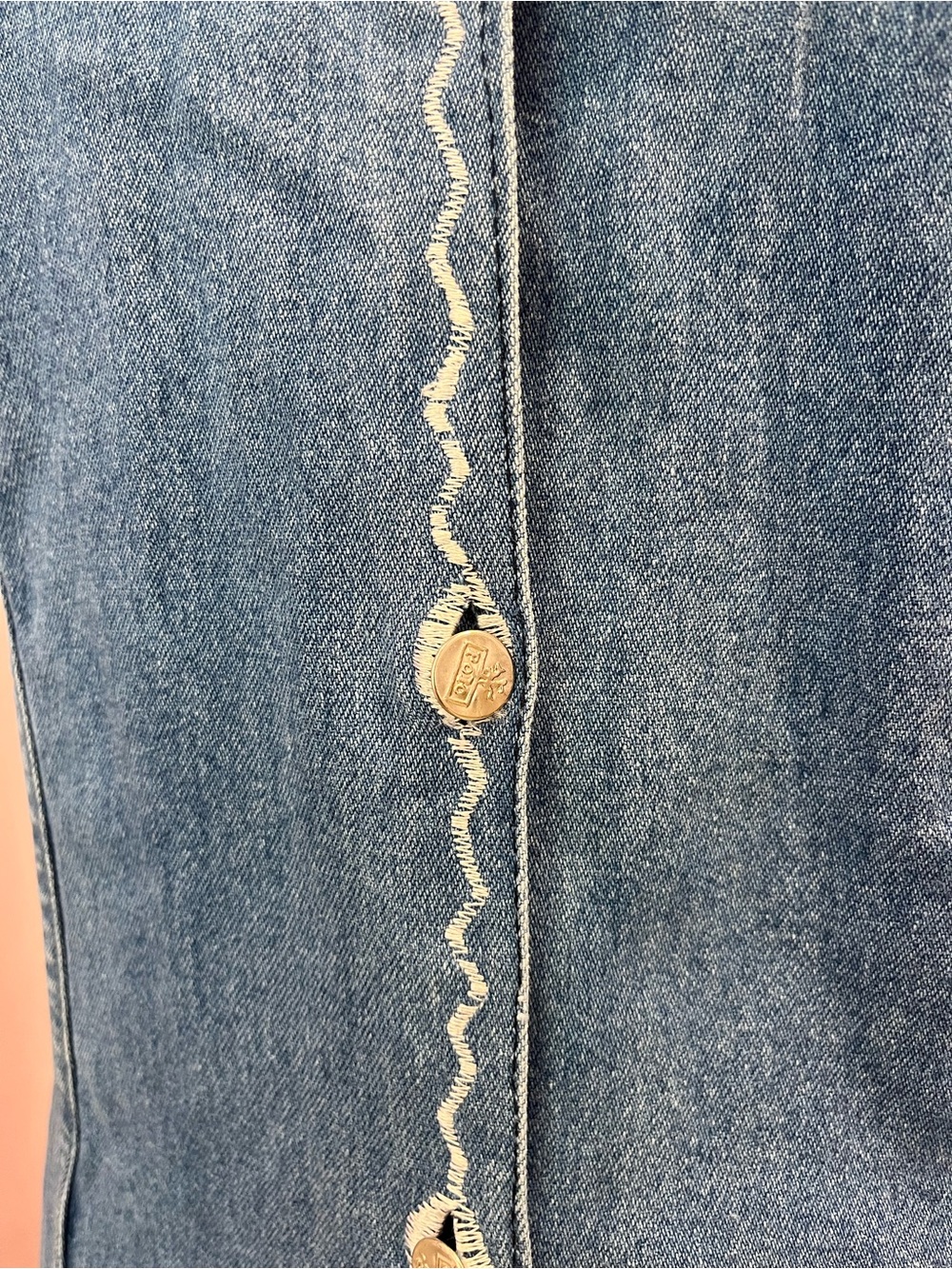Vintage Polo Ralph Lauren Denim Midi Dress Size Large - Picture 4 of 9